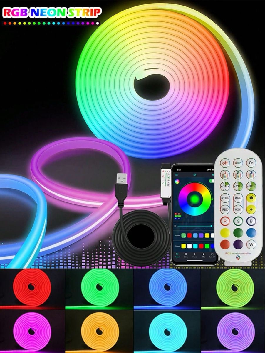 Tira LED Neón RGB ⭐⭐⭐⭐⭐