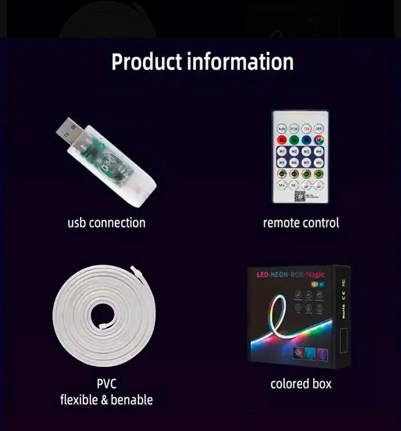 Tira LED Neón RGB ⭐⭐⭐⭐⭐