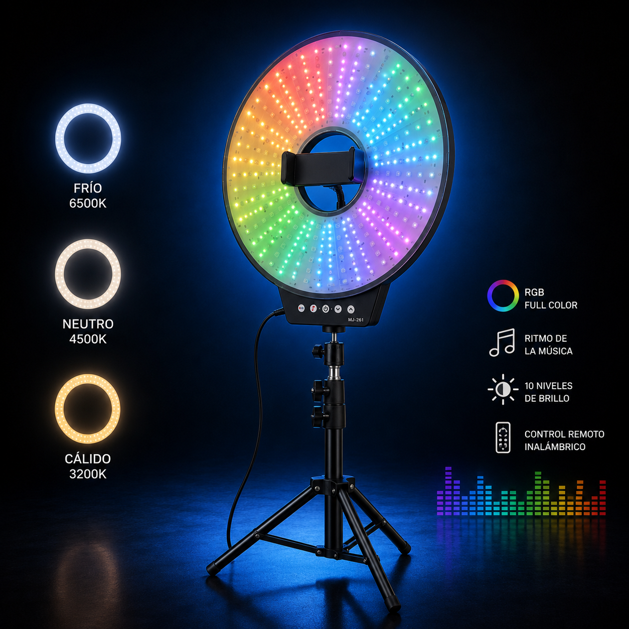 Aro LED RGB Pro inteligente ⭐⭐⭐⭐⭐