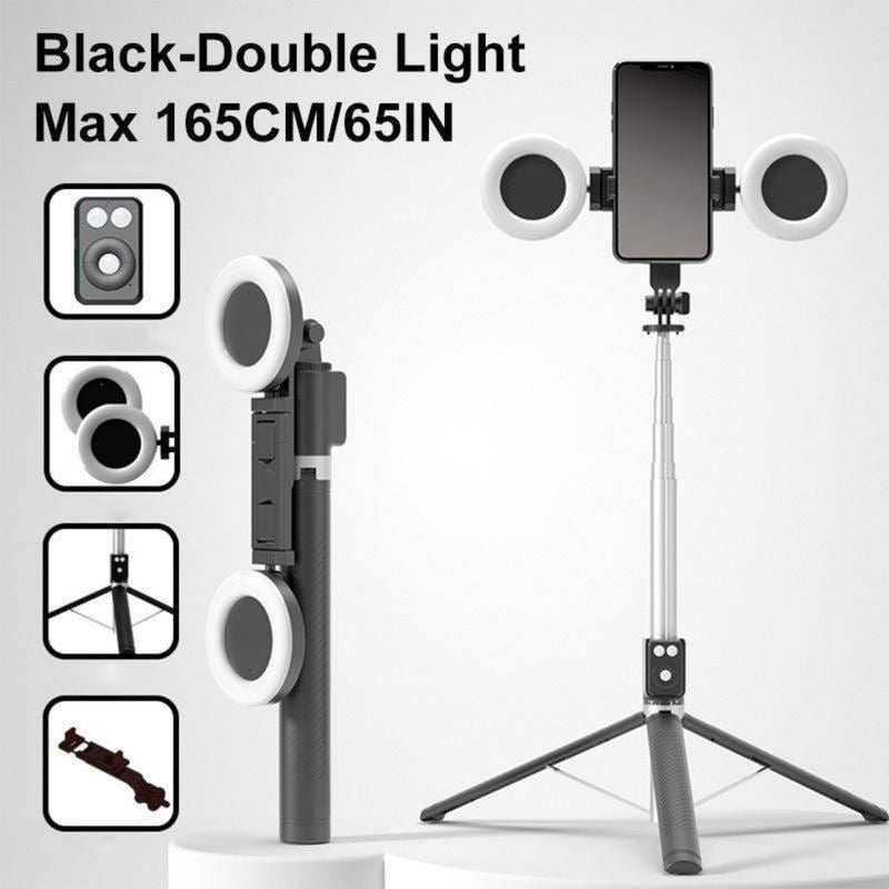 Trípode LED Ajustable 1.70 m doble luz ⭐⭐⭐⭐⭐